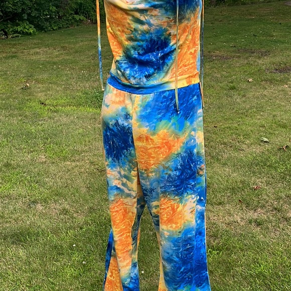 NWT Rebdolls tie dye jumpsuit 3X - Picture 5 of 12